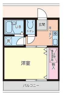 ハイツフェイバリット【1階】の間取り