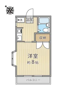 スカイハイツ【3階】の間取り