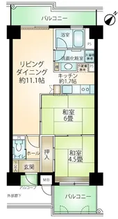 南箱根グラン・ビュー【3階】の間取り