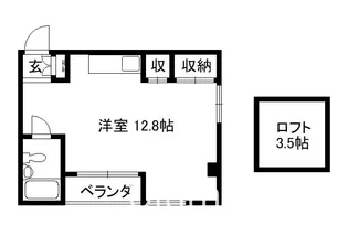 JO-IN ジェミニビル【5階】の間取り