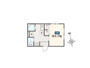 埼玉県さいたま市北区日進町1【アパート】の間取り