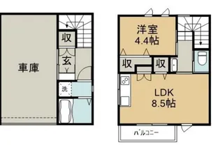 KAMI HANAの間取り