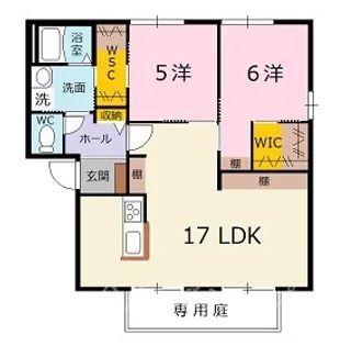 広島県広島市安佐北区可部南1【アパート】の間取り