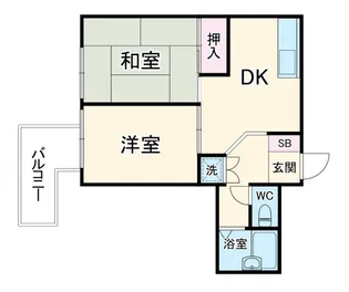オークハイム【3階】の間取り