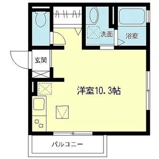 ベルジュ仲野町【1階】の間取り