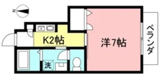 東京都八王子市北野町【アパート】の間取り