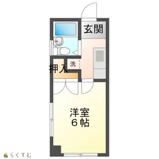 ユーロハイツ千手【2階】の間取り