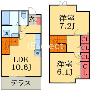 千葉県千葉市稲毛区小中台町【一戸建】の間取り