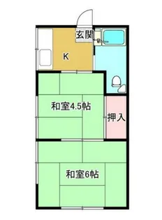 小倉尾崎荘【2階】の間取り