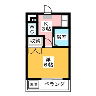 ミッドウエストエトワールシャトー【2階】の間取り