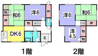 広島県広島市西区井口台2【一戸建】の間取り