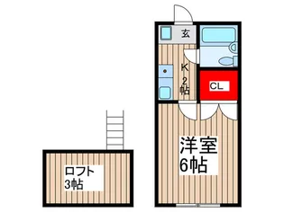ホワイトハウス【2階】の間取り