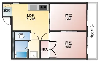 KAWAMAビル【4階】の間取り