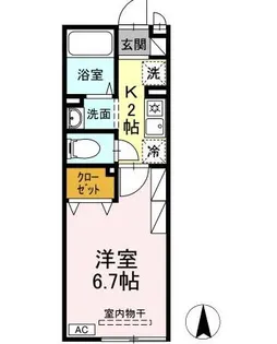 東京都清瀬市梅園2【マンション】の間取り