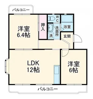 ハイフォレスト【2階】の間取り