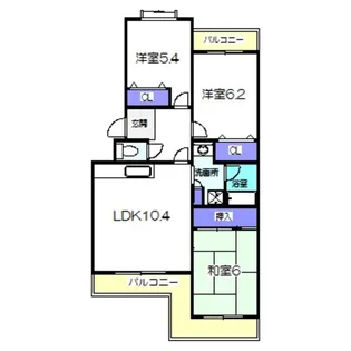 にゅーらいふ18【2階】の間取り