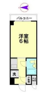 ウィンベルソロ世田谷第一【2階】の間取り