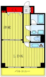 東建池袋要町マンション【8階】の間取り