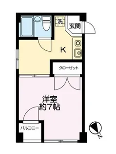 ハイム松【2階】の間取り