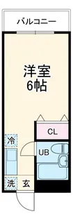 堀江新井マンション【4階】の間取り