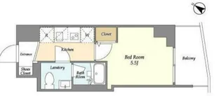 プライマル戸越銀座【8階】の間取り