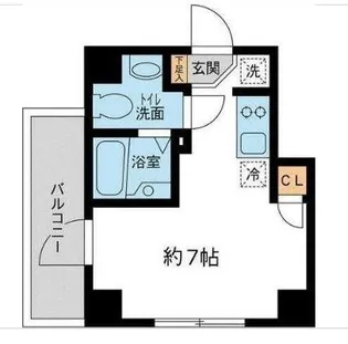 東京都豊島区池袋4【マンション】の間取り