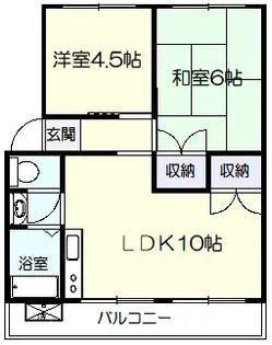 エクスト宮前II【2階】の間取り