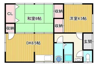 山口県宇部市大字妻崎開作【一戸建】の間取り