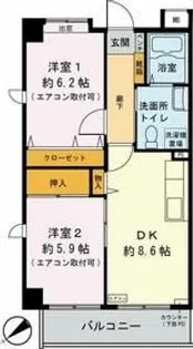 サンリーフ保土ヶ谷【1階】の間取り