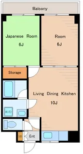 サンライズタナカ【2階】の間取り