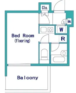 シンシア三田慶大前【5階】の間取り