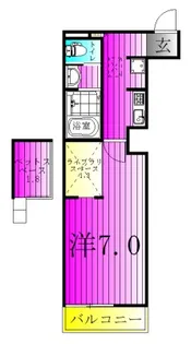 フラットおおたかの森ウエスト【3階】の間取り