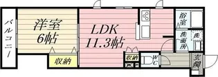 LeLien鶴見中央【3階】の間取り