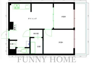パラスト明大前【7階】の間取り