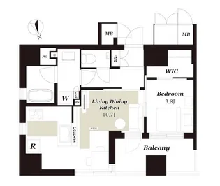プレミスト明石町【5階】の間取り