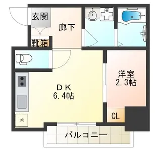 SOAR SHINIMAMIYA【11階】の間取り