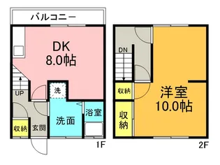 TsuyamaBase21【2階】の間取り