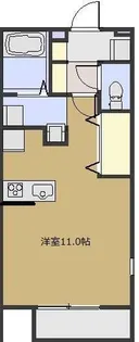 ジュネスドゥ【2階】の間取り