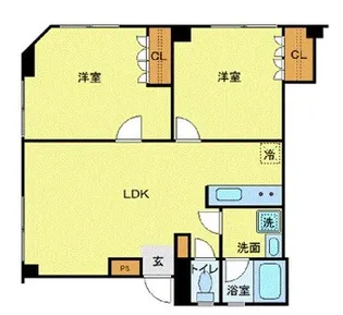 フロリス オーランティウム2【2階】の間取り
