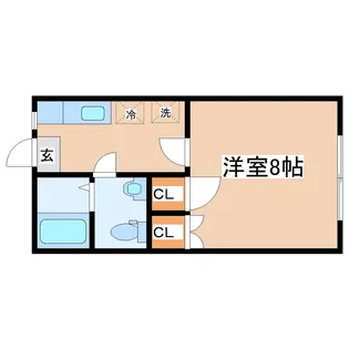 ハイツNEMOTO【2階】の間取り