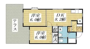 ファースト M&E【1階】の間取り