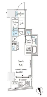 東京都港区南青山7【マンション】の間取り