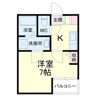 クレフラスト新浜松駅西【2階】の間取り
