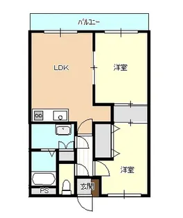 新潟県新発田市舟入町2【マンション】の間取り