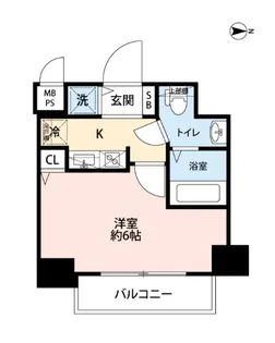 ロイヤルアメニティ―西戸山【6階】の間取り
