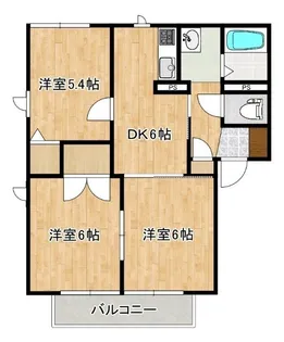 ラ・グラシューズ【2階】の間取り