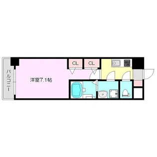 S-RESIDENCE三国WEST【11階】の間取り
