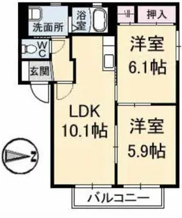 パビオン【1階】の間取り