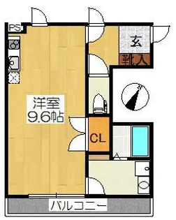 M.Residence目黒【2階】の間取り