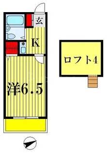 WING北松戸【1階】の間取り